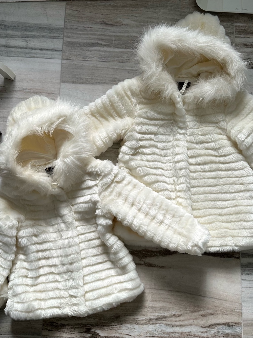 Rothschild Girls Faux Fur Hooded Puffer Jacket